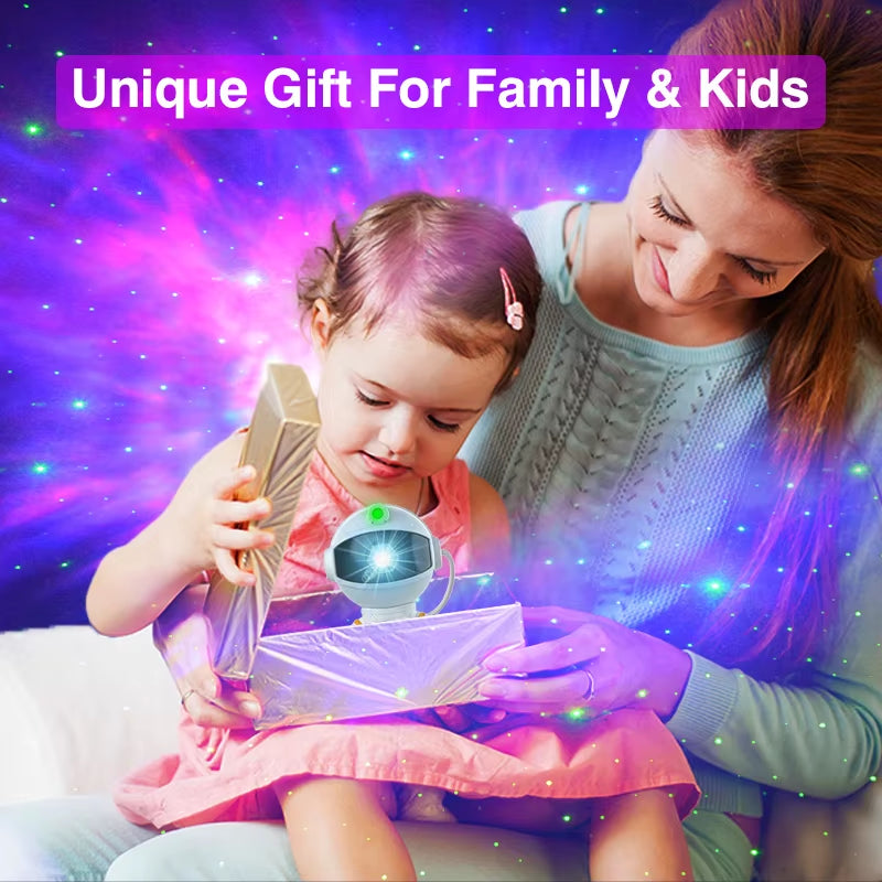 Astronaut Projector Galaxy Starry Night Lights for Bedroom LED Nebula Lamp Decoration Child Adult Holiday Gift