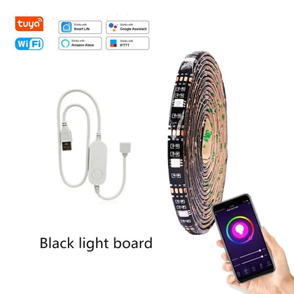 Bluetooth Usb Led Strip 5V Rgb Flexible Led Light 1M 2M 3M 5M SMD 5050 for HDTV TV Backlight Lights Strips Waterproof Neon Lamp